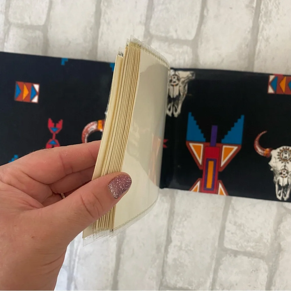 Vintage Western Skull Feather Photo Album